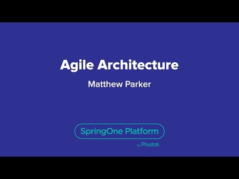 Agile Architecture