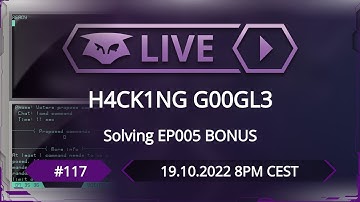 #117: A CCTV H4CK1NG G00GLE challenge