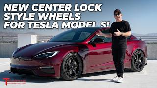 NEW Center Lock Style 5-Spoke Fully Forged 21" TSW150A-CL Wheels on Tesla Model S Signature Edition!