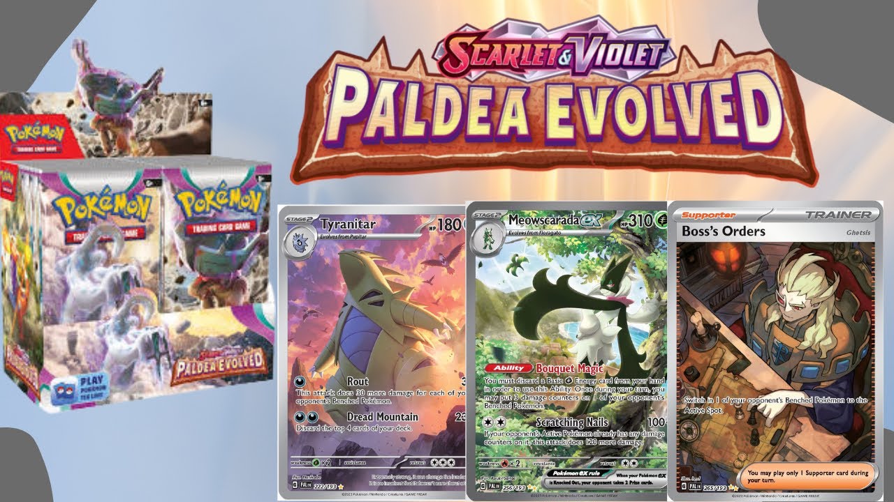 Pokemon Paldea Evolved English Cards Revealed - YouTube