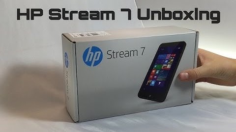 Hp Stream 7 Unboxing/ First look