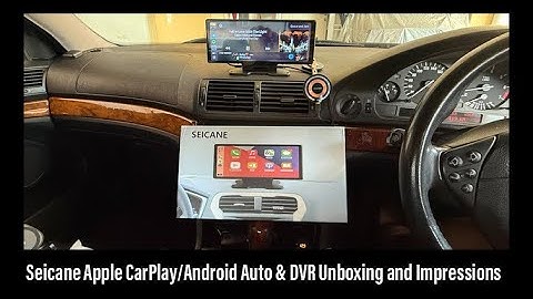 Seicane Apple Carplay/Android Auto Display Unboxing & Impressions