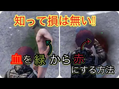 Pubgモバイル エフェクトの血を赤く染めたくは無いか 小技 小ネタ 知らないと損する 裏技 Youtube