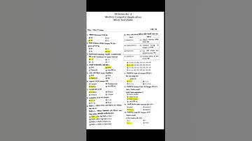 Class 12 semester 3 Computer question paper 2025/modern computer application suggestion 3rd semester