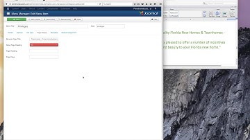 Joomla 3.3 Tutorial  - Page Titles and Meta Description