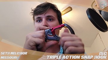 ISC Triple Action Snap Hook - TreeStuff.com Customer Seth Melchior