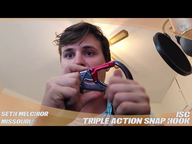 ISC Triple Action Snap Lock Swivel Eye Carabiner - Honey Brothers