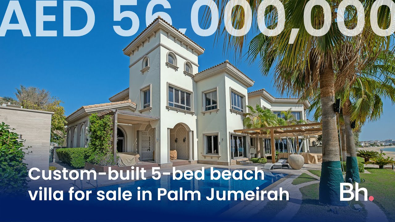 Inside a five-bed, custom-built beach villa in The Palm, Dubai | Betterhomes