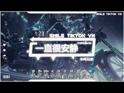 半吨兄弟 - 一直很安静 (抖音热播DJ版) Vẫn Luôn Thật Tĩnh Lặng (Remix)『给你的爱一直很安静，来交换你偶尔给的关心』【2k23抖音火流行歌曲推荐TikTok】