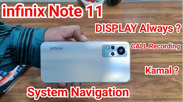 Infinix Note 11 Special Features | Display Always? infinix Note 11 Tips Tricks & best feature New