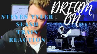 STEVEN TYLER, SLASH, TRAIN - DREAM ON - LIVE REACTION