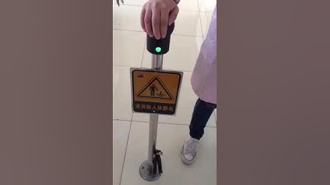 video of human static eliminator alarm