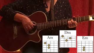 Video thumbnail of "Je ne parle pas francais-Namika /Guitar/Gitarre/Tutorial/Cover/Chords/Akkorde/Lyrics/easy"