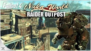 Fallout 4 Nuka World - Disciples Raider Camp Tour | Red Rocket Truck Stop