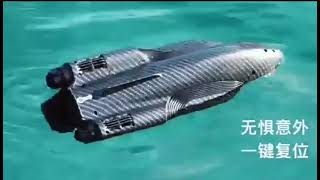 RC Boat 2.4 G Brushless Electric twin turbo High Speed Racing Speedboat Waterproof Yacht carbon Boat screenshot 3