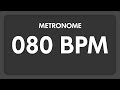 80 bpm  metronome