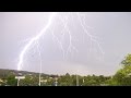 Ref:v906HFVAYLI Chasse aux Orages Violent, Foudre et Gr�le � Lorgues ( Var ) Close lightning strike