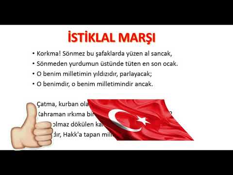 istiklal marşı şiir ilk 2 kıtası 3 tekrar