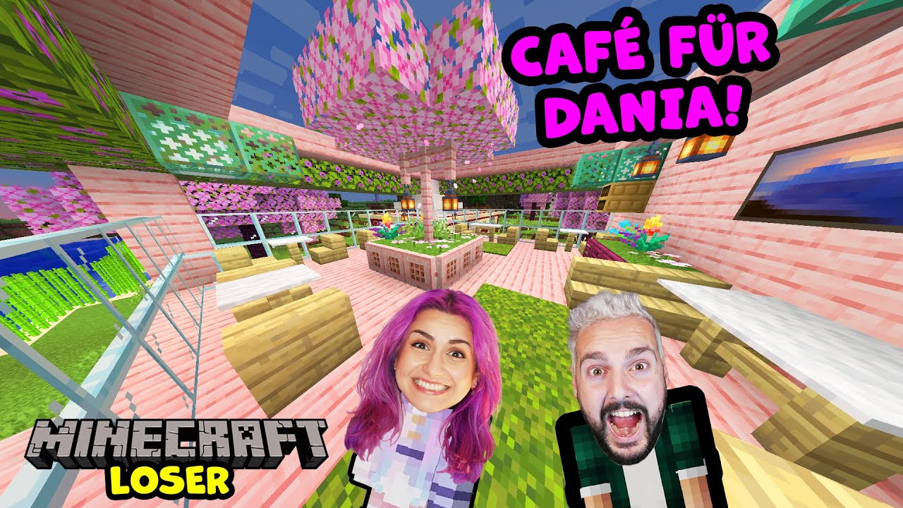 KAAN HAT EIN CAFÉ ÜBER DANIAS HAUS GEBAUT! Minecraft Loser Bauen mit Kaan & Dania