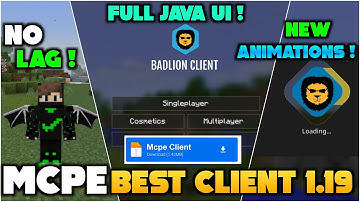 Best client for mcpe 1.19 | Fps boost | Mod Menu | No lag client