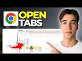 How To Open Multiple Tabs In Chrome With One Click | Tutorial 2026