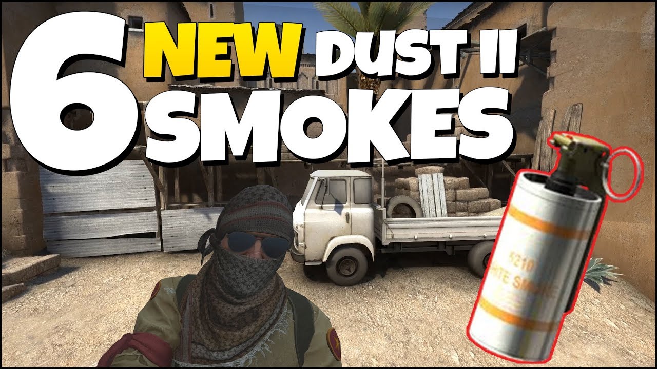 6 NEW DUST II SMOKES CSGO Dust 2 Remake Useful Smoke Guide YouTube