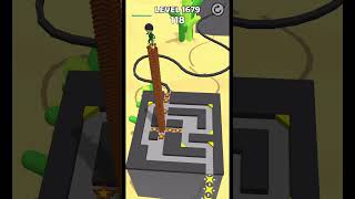 Gameplay top mobile games Relaxing n satisfying game iOS/ANDROID Stacky Dash  #gameplay Level 1679 screenshot 5