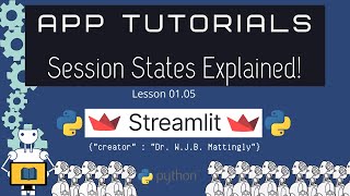 How To Use The Session State In Streamlit - Easy Tutorial Streamlit Tutorials 01.05