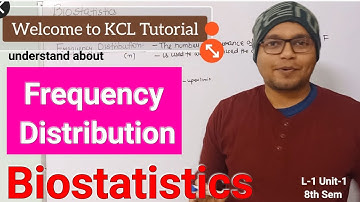Frequency Distribution based Problem Continuous Distribution L-1Unit-1 Biostatistics 8th Sem B.Pharm