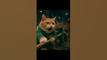 Squid game in parallel universe🕹️ #cat #funny #memes #cute #catmemes #squidgame2
