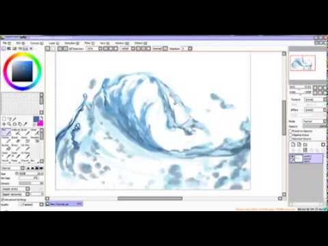 Water Splash Painting YouTube Hqdefault