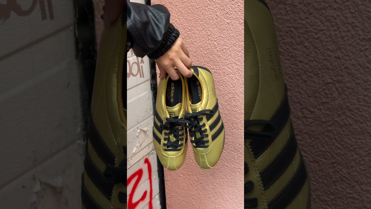 these gold adidas japan shoes are stunning 🤩✨ 