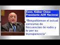 Kleber Chica, AER Nacional: “Respaldo el concurso de frecuencias de radio y tv por su transparencia”