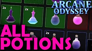 How To Brew ALL POTIONS! | Arcane Odyssey