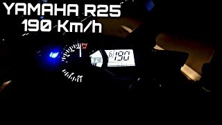 Yamaha R25 Top Speed 190 Kmh Bursa Otoban