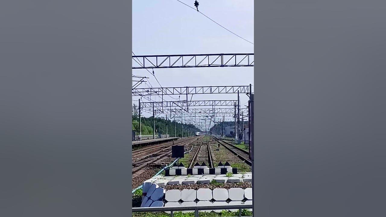 #train #music #railway поезд Сапсан проезжает по станции Решетникова по 2 пути четвёртый Сапсан