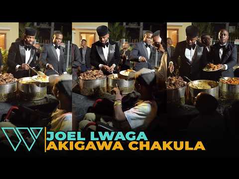 JOEL LWAGA & DIAMOND WAKIGAWA VYAKULA KWA WATU WENYE UHITAJI KWENYE USIKU WA "Nikumbuke"