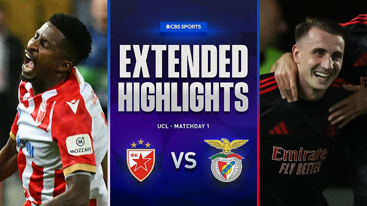 Crvena zvezda vs. Benfica: Extended Highlights | UCL League Phase MD 1 | CBS Sports Golazo