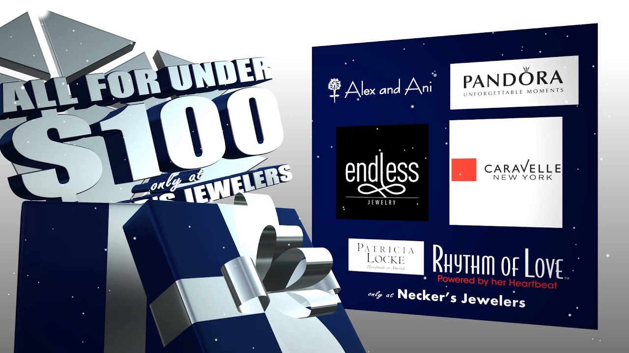 Brand New- Gifts Under $100 at Necker's Jewelers