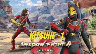 Kitsune -1 in Shadow Fight Arena | New Hero and Skin in Shadow Fight 4 : Arena | Midnight New Look