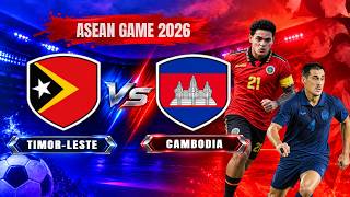 🔴 TIMOR-LESTE VS CAMBODIA | SOUTHEAST ASIAN FOOTBALL SHOWDOWN | FULL MATCH 2026 screenshot 4