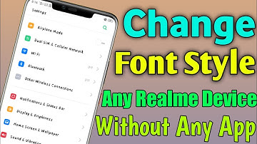 How to change Font Style in any Realme device Without Any App | Change font in Realme