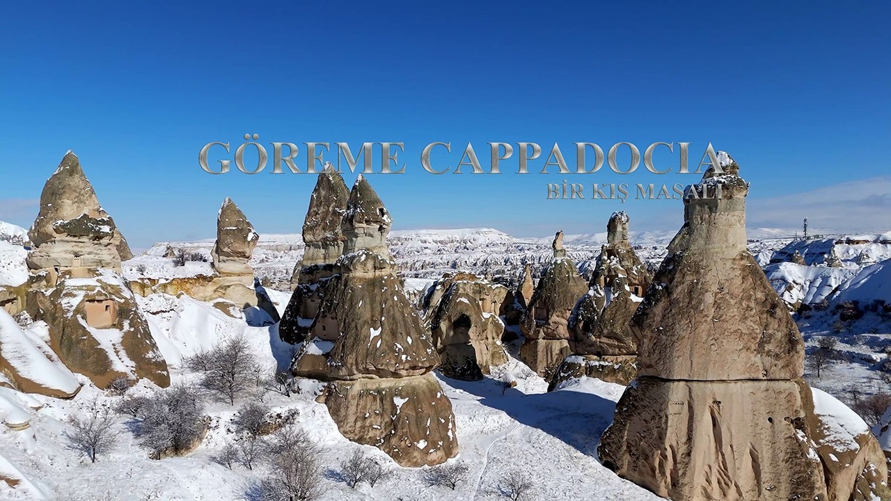 Göreme Kapadokya Kış Masalı 4k (2160p de izleyiniz)