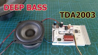 DIY Subwoofer Bass Amplifier with TDA2003 IC || Clear Sound and Extreme Bass