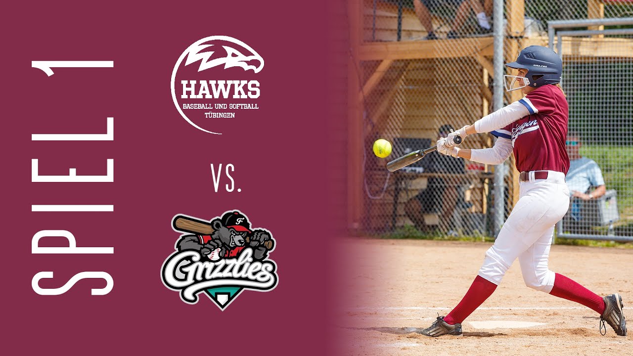 Softball BL Tübingen Hawks vs Freising Grizzlies Spiel 1 YouTube