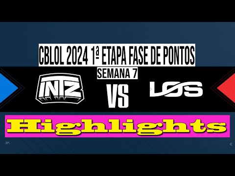 INTZ VS LOS GRANDES | CBLOL 2024 | Highlights | ITZ VS LOS