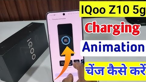 Iqoo z10 5G charging animation/how to change dynamic effect Iqoo z10 /Iqoo changing animation tamil