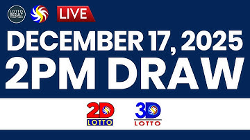 LIVE 2PM PCSO LOTTO RESULTS TODAY DECEMBER 17, 2025 | SWERTRES EZ2