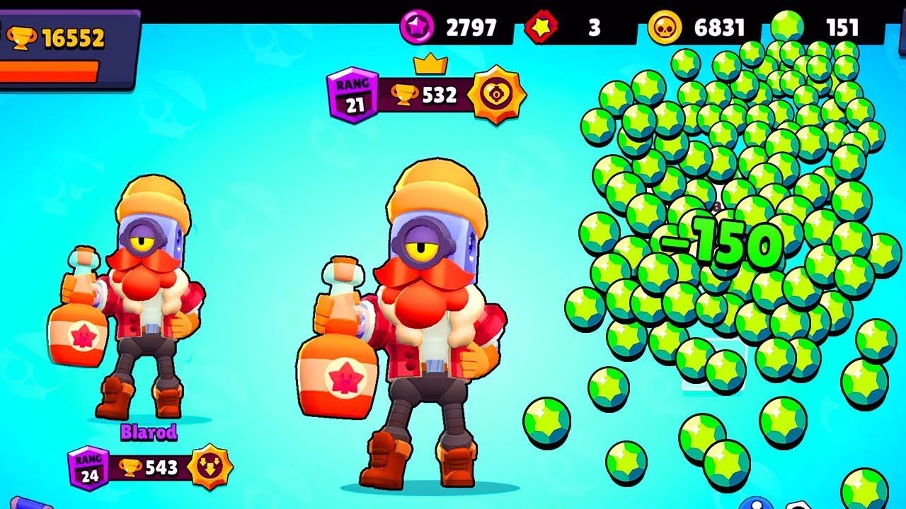 le retour de BLAROD me fait PERDRE DES GEMMES en brawler ...