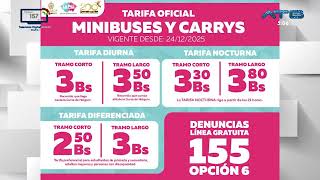 Definen Ajustes En Tarifas Del Transporte Público Tras Diálogo En La Paz